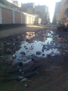 الشارع في المطريقه - دقهليه ما بين القمامة والمياة - اوراق عربيه