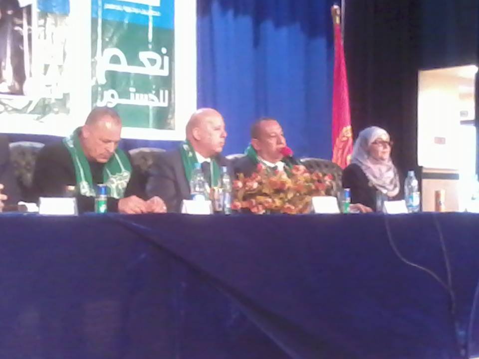 كامل أبو علي خلال المؤتمر