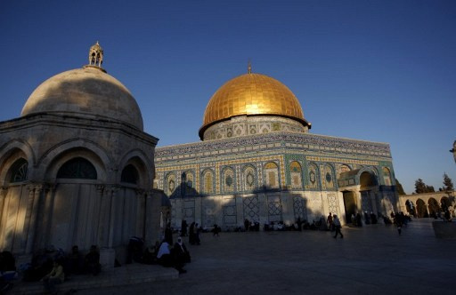 المسجد الأقصي ومسجد قبه الصخره بالحرم القدسي - فلسطين